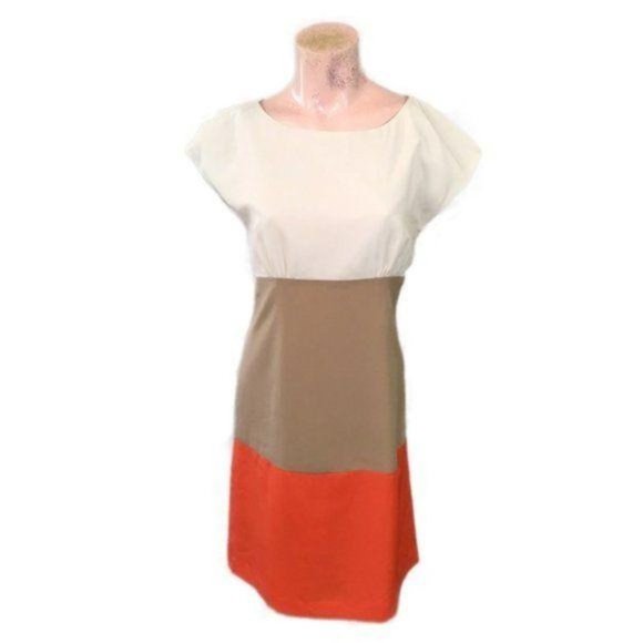 Eliza J Colorblock Mini Shift Dress Size 8